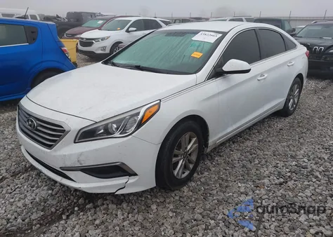 2016 Hyundai Sonata Se из США, поврежденный, VIN 5NPE24AF2GH364234